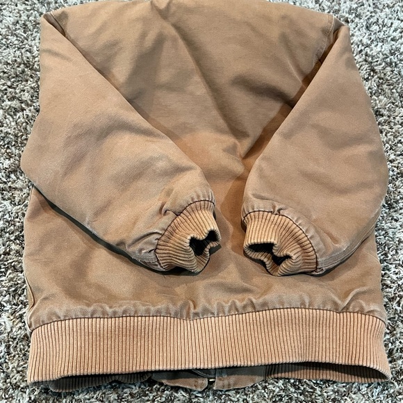 Boys 7/8 Carhartt brown winter coat - Picture 3 of 4